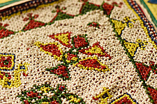 Prachin . प्राचीन  ❂ Gujarat Beadwork Wall Hanging - Ganesh