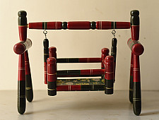 Etikoppaka | Wooden Toy ~ Jhula ( Two Color Options )