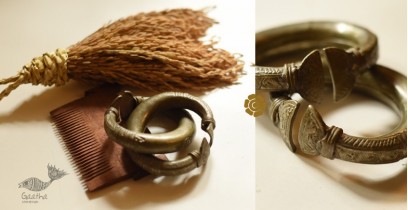 Kanupriya | Tribal / Vintage Jewelry - Hollow Kada / Pekhan / Kadi - Pair ( Small & Large Options )