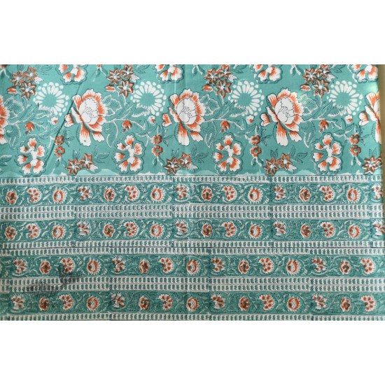 shop Sanganeri Hand block Printed Bedsheet