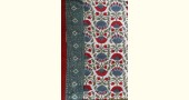 shop Sanganeri Hand block Printed Double Bedsheet  with Pillow Covers- Red Flowers