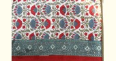 shop Sanganeri Hand block Printed Double Bedsheet  with Pillow Covers- Red Flowers