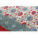 shop Sanganeri Hand block Printed Double Bedsheet  with Pillow Covers- Red Flowers