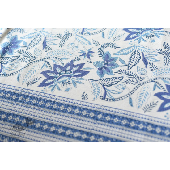 shop Sanganeri block Printed Double Bedsheet  with Pillow Covers 