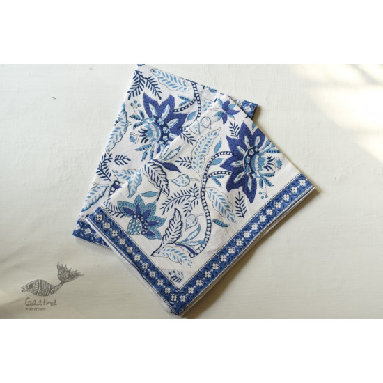 shop Sanganeri block Printed Double Bedsheet  with Pillow Covers 