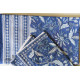 shop Sanganeri Hand block Printed Bedsheet with Pillow Covers- Indigo