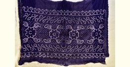 Malvika . मालविका ● Cotton Tie & Dyed Bandhani Saree ● Purple & White