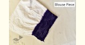 latest collection of cotton bandhni Blue-Peach sarees