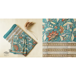 Landscapes Under My Roof ✿ Sanganeri Hand block Printed Double Bedsheet With Two Pillow Covers