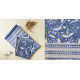 shop Sanganeri Hand block Printed Bedsheet with Pillow Covers- Indigo