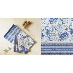 Landscapes Under My Roof ✿ Sanganeri block Printed Double Bedsheet  with Pillow Covers 