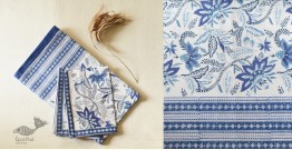 Landscapes Under My Roof ✿ Sanganeri block Printed Double Bedsheet  with Pillow Covers 