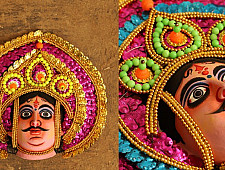 मुखौटा : Chhau Mask : N