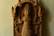 Molela | Mitti Ki Murti - Handmade Terracotta Wall Hanging Plaques - Saraswati