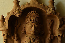 Molela | Mitti Ki Murti - Handmade Terracotta Wall Hanging Plaques - Saraswati