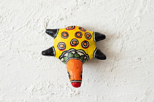 Madhuban . मधुबन ❁ Madhubani Hand Painted Paper Mache ~ Turtle - S (Three Options)