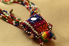 FolkLove | Handmade Tribal Necklace (Bead & Mirror Work)