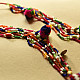 Handmade Tribal Necklace With Bead Work & Mirror work