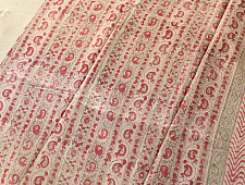 Indigenous Impressions ❣ Block Printed Cotton Saree - Bagru