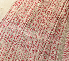 Indigenous Impressions ❣ Block Printed Cotton Saree - Bagru
