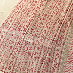 Indigenous Impressions ❣ Block Printed Cotton Saree - Bagru