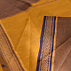 Handwoven cotton saree | Dark Brown from Andhra Pradesh