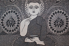 Aripan | Madhubnai Painting - Budhha 