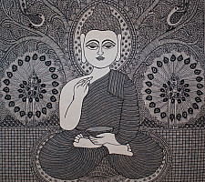 Aripan | Madhubnai Painting - Budhha 