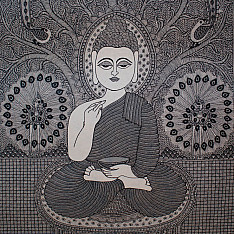 Aripan | Madhubnai Painting - Budhha 