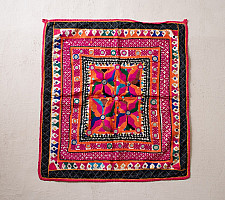 Treasure Trove ~ Rabari Old Wall Piece - Embroidered