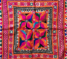 Treasure Trove ~ Rabari Old Wall Piece - Embroidered