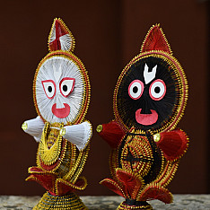 Dhaana Murti . Paddy Craft | Jagannath & Balram ( Set of Two )
