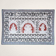 Chitra Katha . चित्र कथा | Pattachitra Traditional Painting ~ Panchmukhi Ganesha With Laxmi & Saraswati