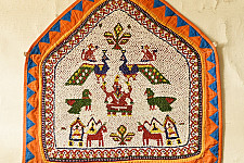 Prachin . प्राचीन  ❂ Saurashtra Region Beaded Old & Antique Wall Hanging