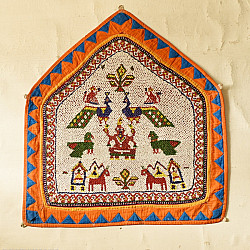 Prachin . प्राचीन  ❂ Saurashtra Region Beaded Old & Antique Wall Hanging