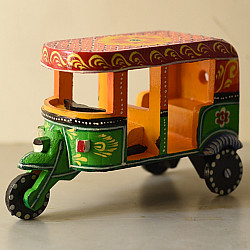 Etikoppaka | Wooden Toy ~ Auto Rickshaw 