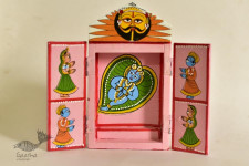 Kathanik . कथनिक ☀ Kaavad a Wooden Shrine - Bal Krishna { Single piece } ~ 3