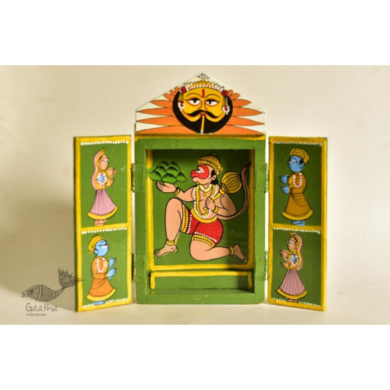 कथनिक ☀ Kaavad a Wooden Shrine - Hanuman { Single piece } ~ 4