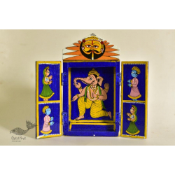 Kathanik . कथनिक ☀ Kaavad a Wooden Shrine - Ganesh { Single piece } ~ 5