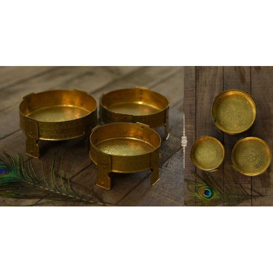 handmade Brass Angeethi - three size options