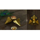 brass candle stand / diya - parrot shape