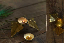 Ahar ✽ Brass ~ Candle Stand / Diya (Single Piece) ✽ 23A