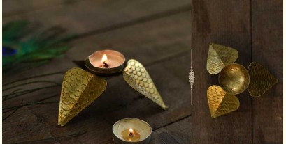 Ahar ✽ Handmade Brass ~ Candle Stand / Diya (Single Piece) ✽ 21