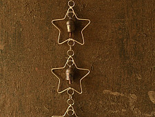 Jingles & Carrolls ~ Kutch Metal Hanging Bell - Bells In Stars