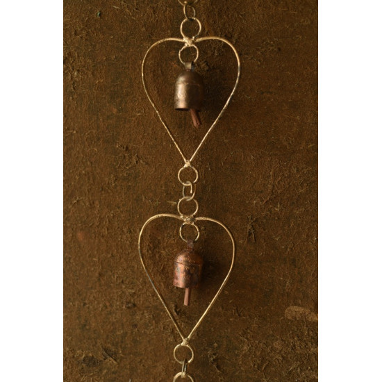 buy heart shape Kutch metal bell 