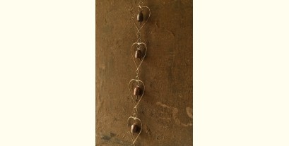 Jingles & Carrolls ~ Kutch Hanging Metal Bell - Heart Shape