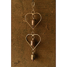 Jingles & Carrolls ~ Kutch Metal Hanging Bell - Bells In Heart 