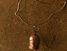 Jingles & Carrolls ~ Kutch Metal Hanging Bell -- Sparrow 