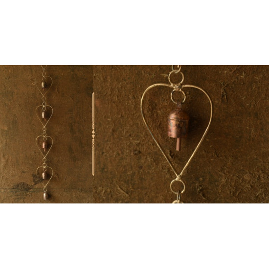 buy heart shape Kutch metal bell 