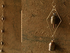 Jingles & Carrolls ~ Kutch metal bell -- Diamond